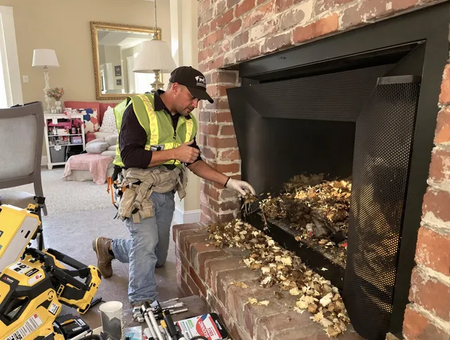 Safe screening installation by Melbourne Chimney Sweep in Melbourne, FL