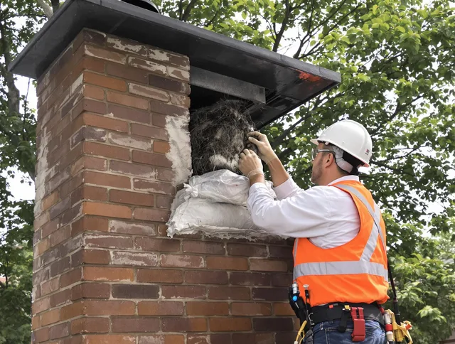 Humane removal of debris and animals by Melbourne Chimney Sweep in Melbourne, FL