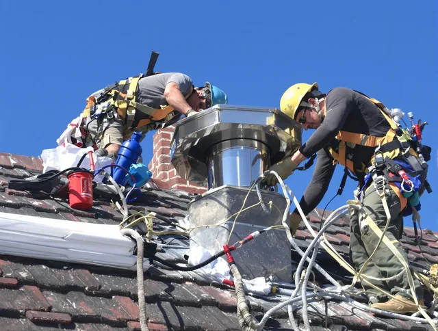 Protective chimney cap installed by Melbourne Chimney Sweep in Melbourne, FL