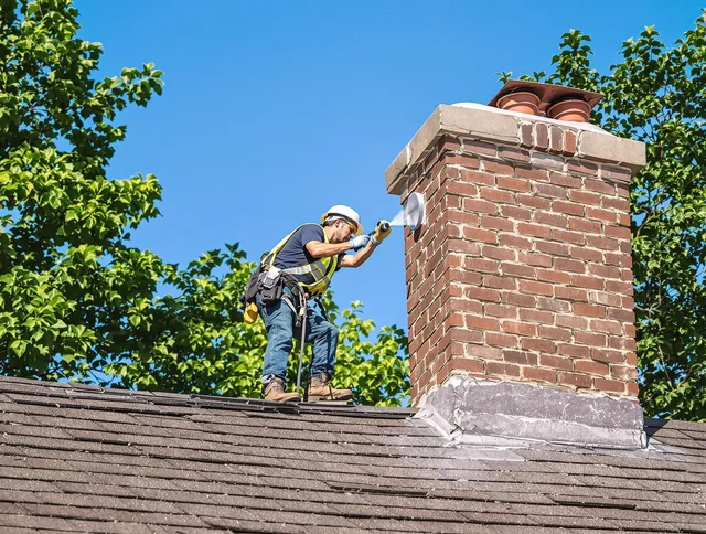 Melbourne Chimney Sweep performing an inspection with advanced tools in Melbourne, FL