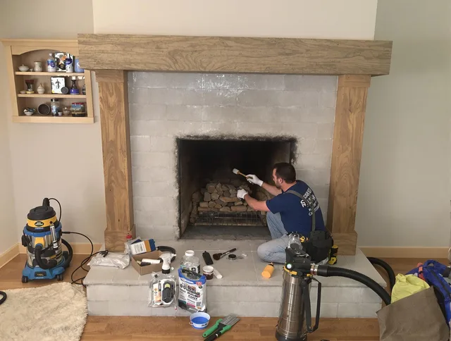 Detailed creosote removal process by Melbourne Chimney Sweep in Melbourne, FL