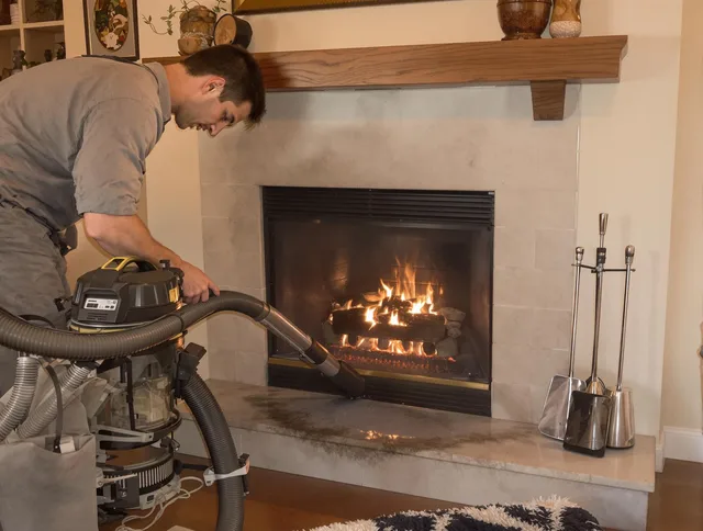 Routine fireplace upkeep by Melbourne Chimney Sweep in Melbourne, FL